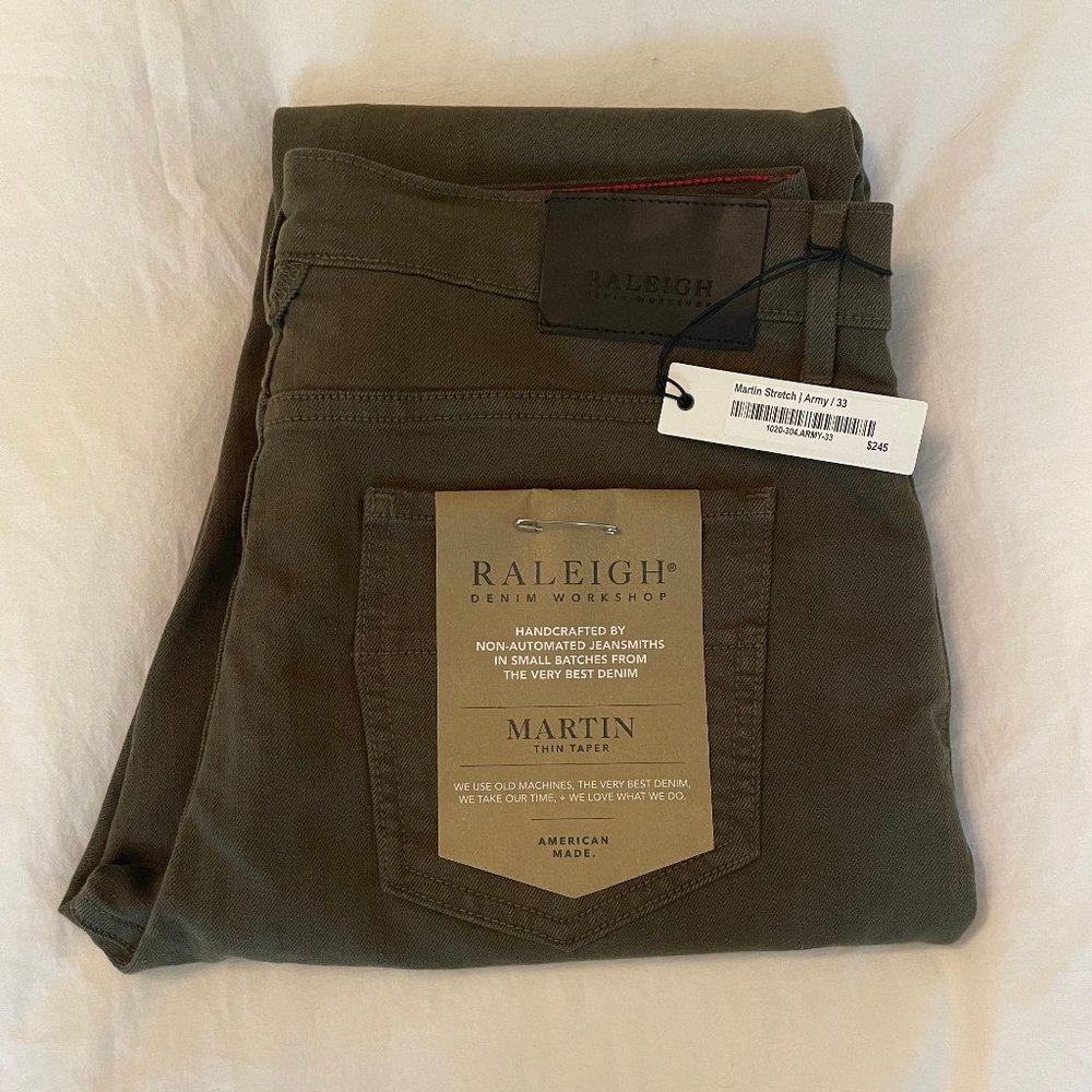 Raleigh Denim Company Martin Stretch Pants Army MiUSA